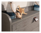 Avon Leather Handled Wall Desk Mystic Oak, view 3