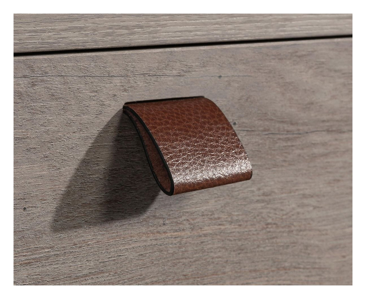 Avon Leather Handled Wall Desk Mystic Oak, view 5
