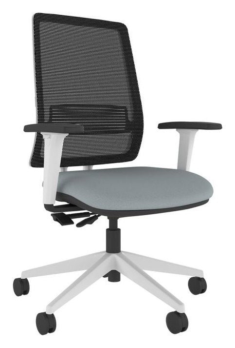 Axent Mesh Task Chair, White Frame, view 2