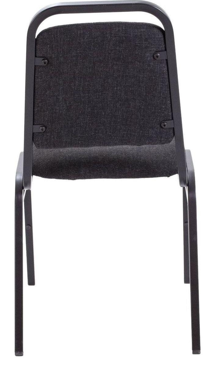 Banqueting Chair in charcoal from the back