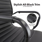 Bari Leather Visitor Chair detail