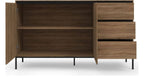 Bari Sideboard 2 Door 3 Drawer, view 4