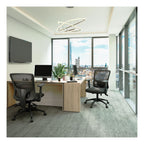 Barri Medium Back Mesh Operator Chair in black, view 5