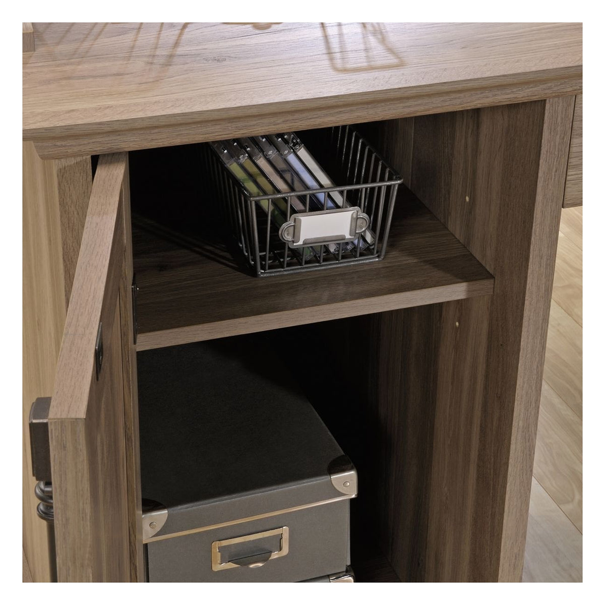 Barrister Home L-Shaped Desk, view 9