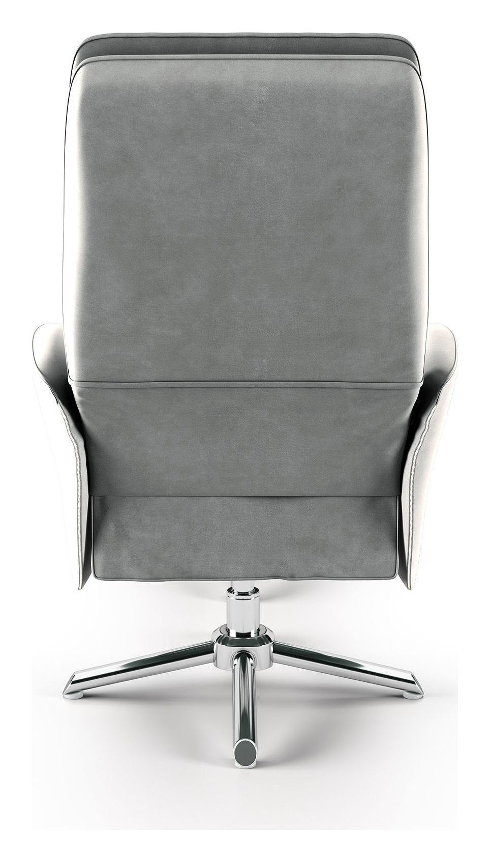 Belding Faux Leather Recliner Chair With Footstool, view 5