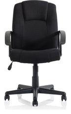 Bella Medium Back Fabric Executive Chair, black fabric, another view 1
