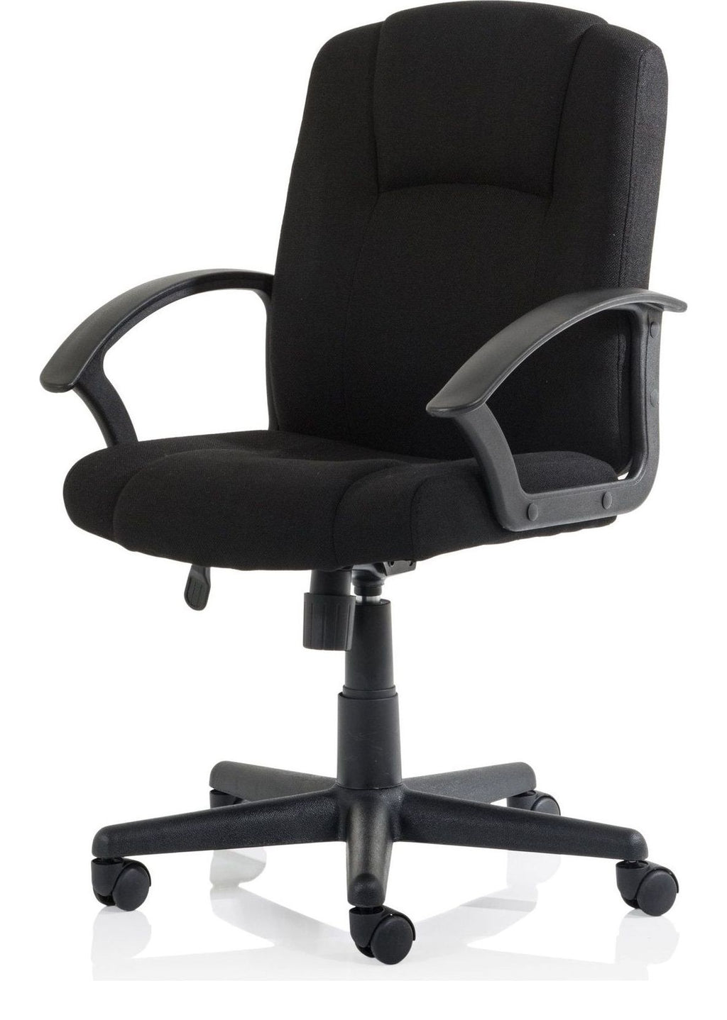 Bella Medium Back Fabric Executive Chair, black fabric, another view 2