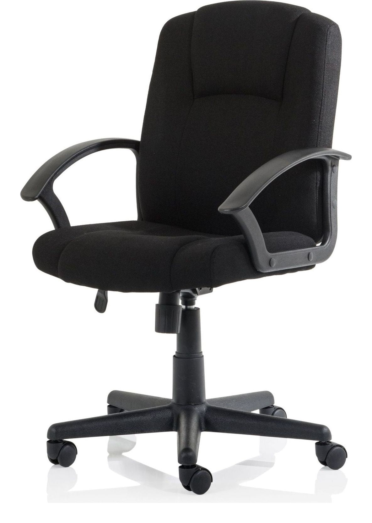 Bella Medium Back Fabric Executive Chair, black fabric, another view 2