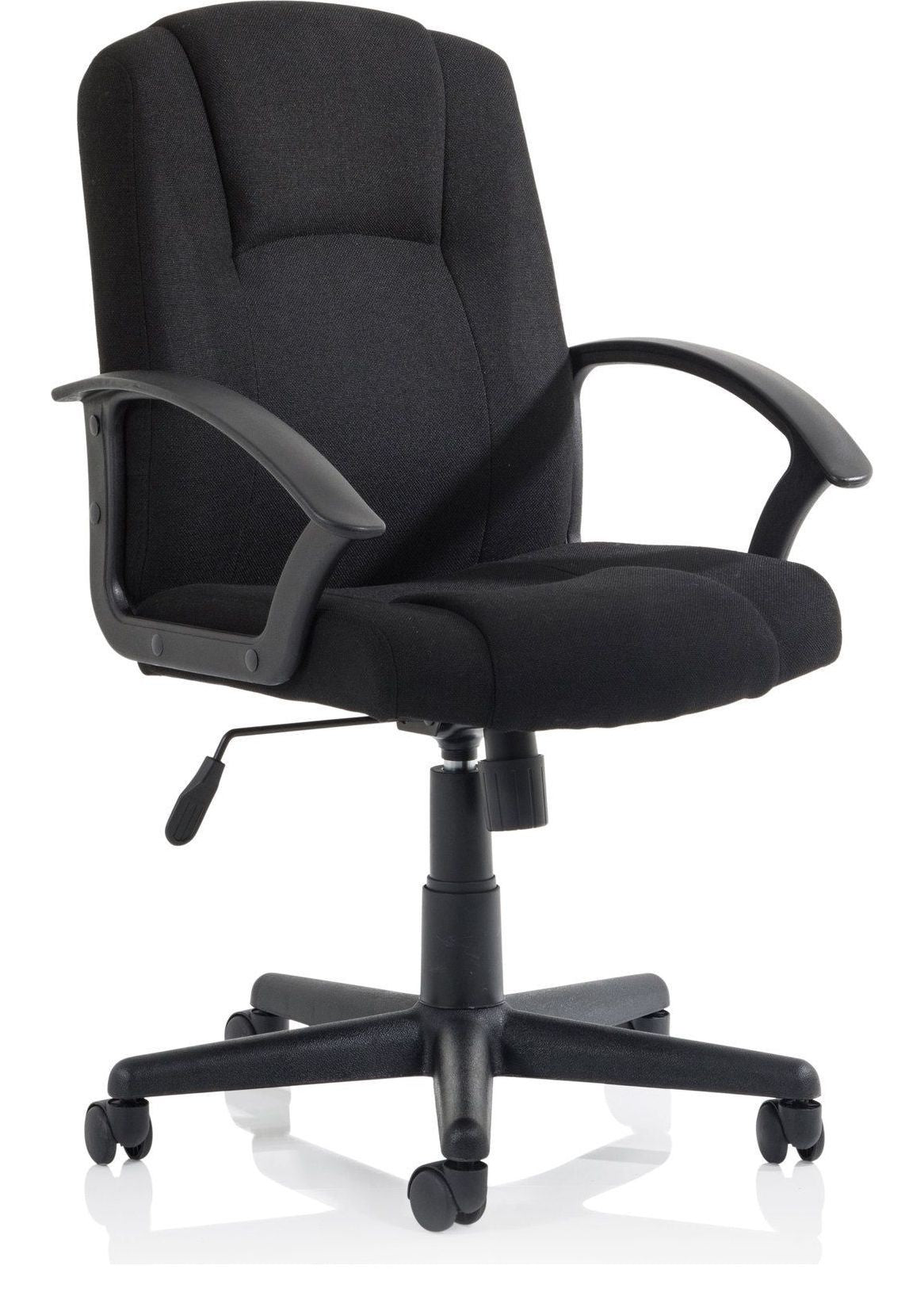 Bella Medium Back Fabric Executive Chair, black fabric