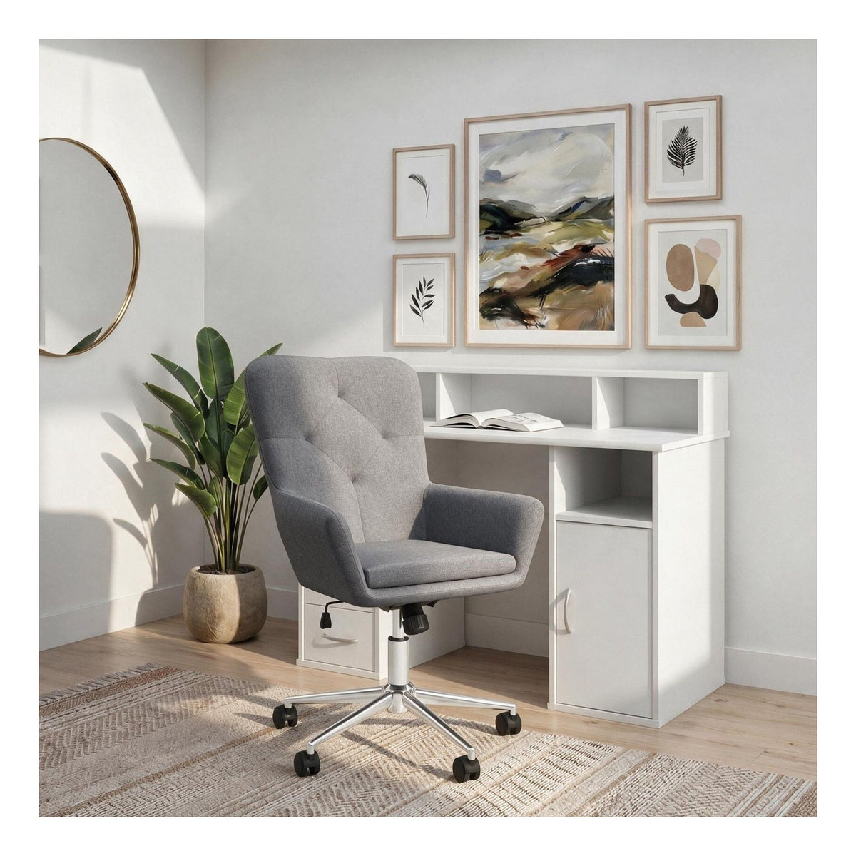 Benjamin Executive Fabric Office Chair, view 2
