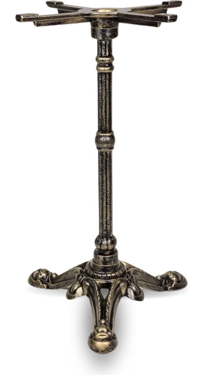 Bistro Table Base, Antique bronze, 3 legs, Dining height (720 mm)