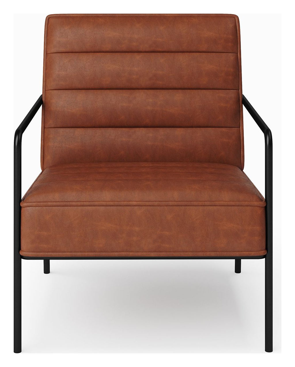 Bookham Faux Leather Accent Chair, view 3