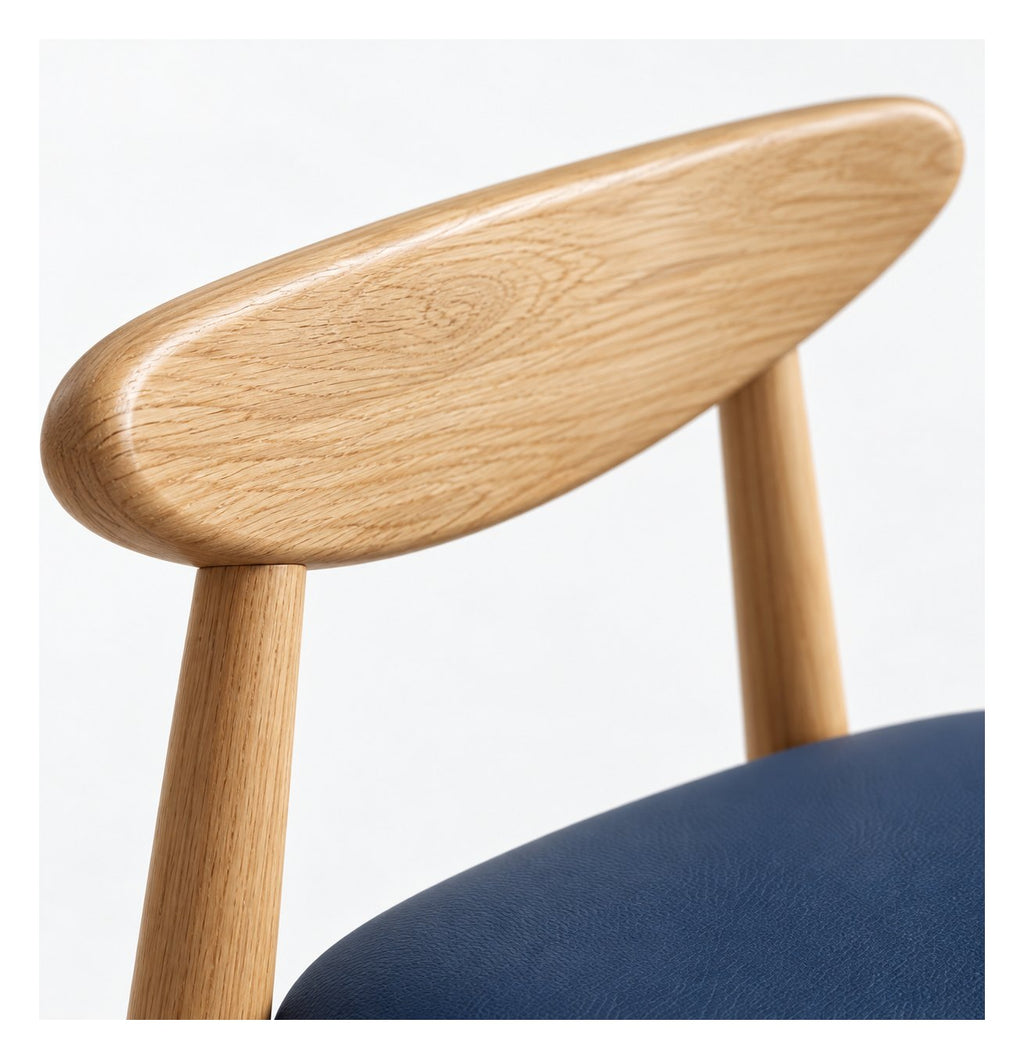 Borg Side Chair, close up of the frame