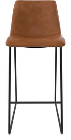 Bowden Upholstered Molded Barstool, view 2