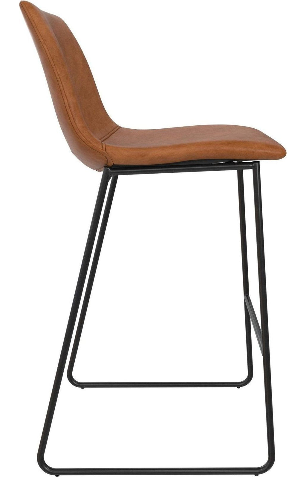 Bowden Upholstered Molded Barstool, view 4