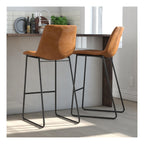 Bowden Upholstered Molded Barstool, view 6