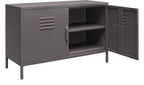 Bradford 2 Door Metal Accent Cabinet, view 7