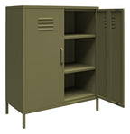 Bradford 2 Door Metal Storage Cabinet, view 12