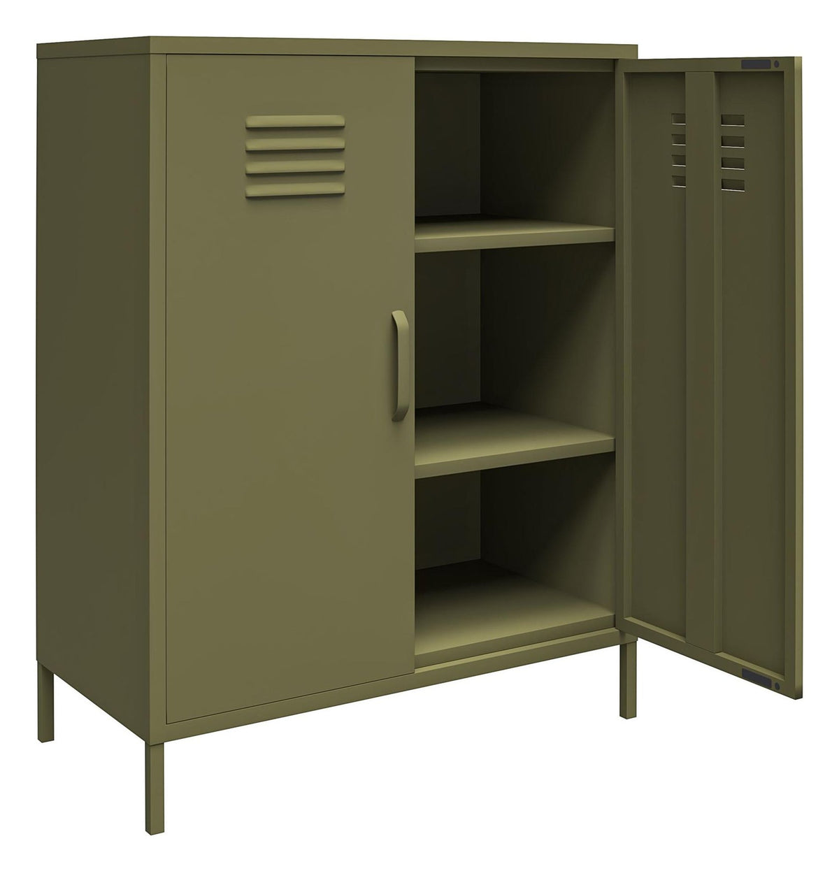 Bradford 2 Door Metal Storage Cabinet, view 12