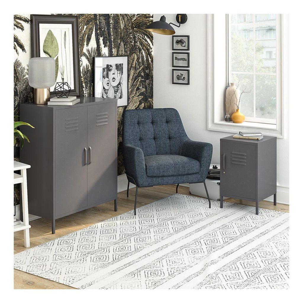Bradford 2 Door Metal Storage Cabinet, view 5