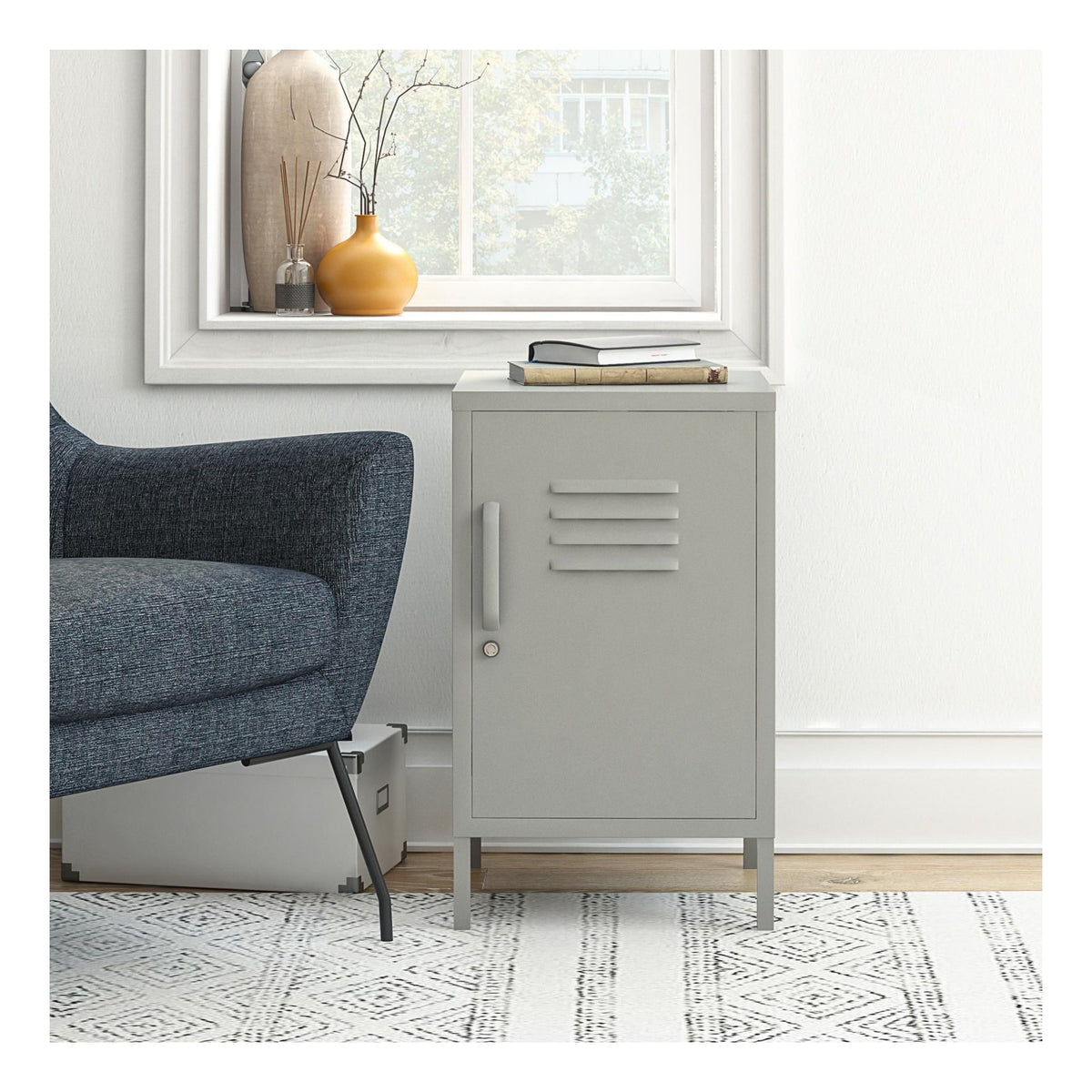 Bradford Metal Locker End Table, view 13