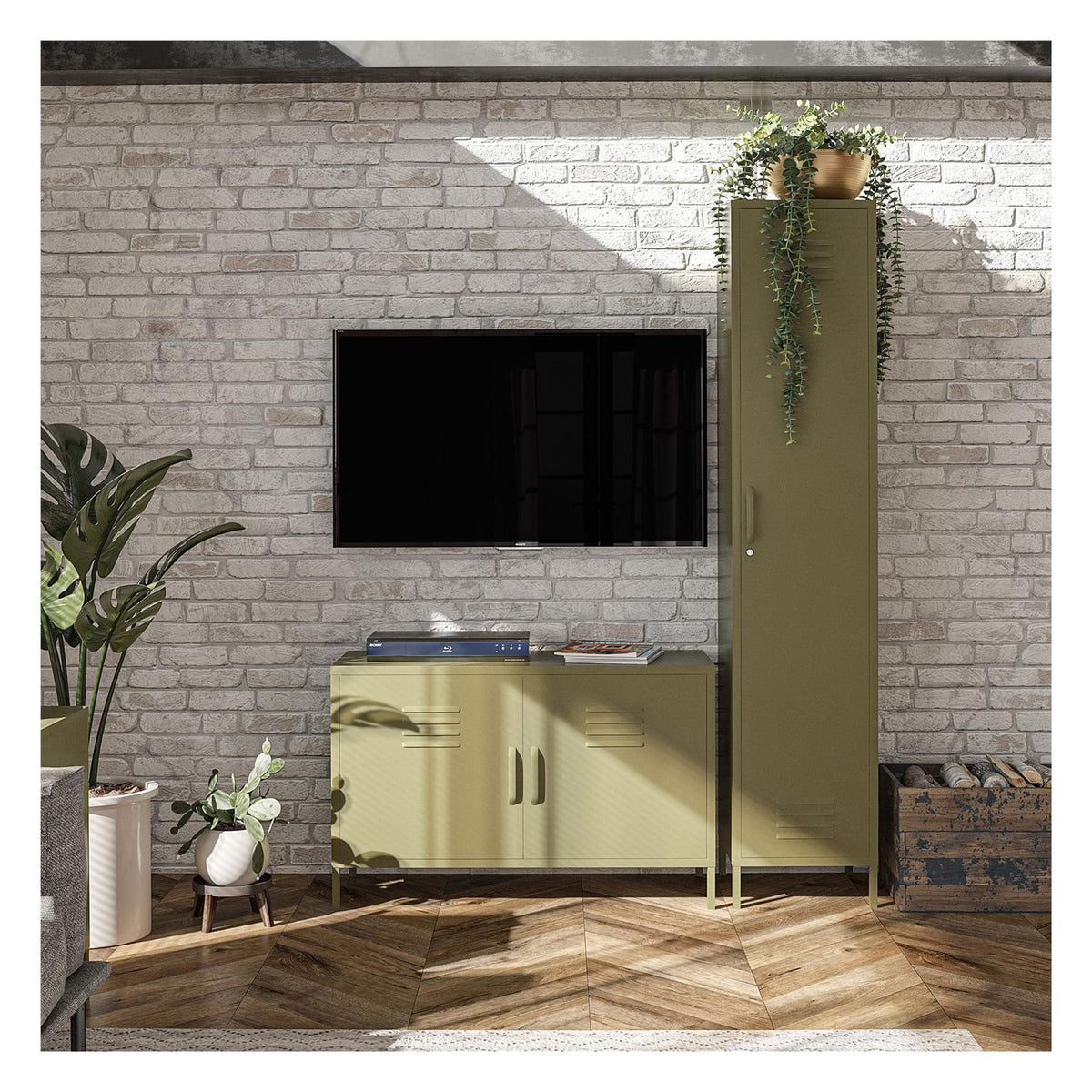 Bradford Single Metal Storage Cabinet, view 10