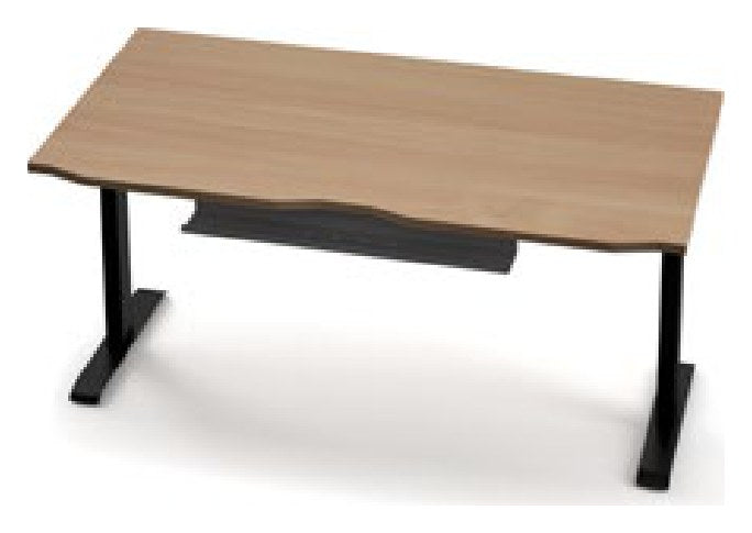 Bravo Elev8 Upper Cable Channel, fitted to a desk