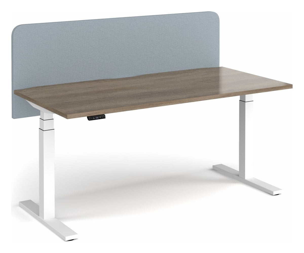 Bravo Elev8 Vibe Desk Screen, fitted to a desk