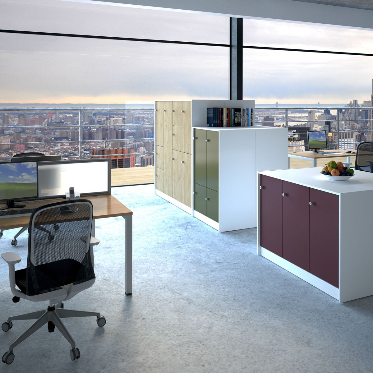 Bravo Flux 900mm Locker Tower