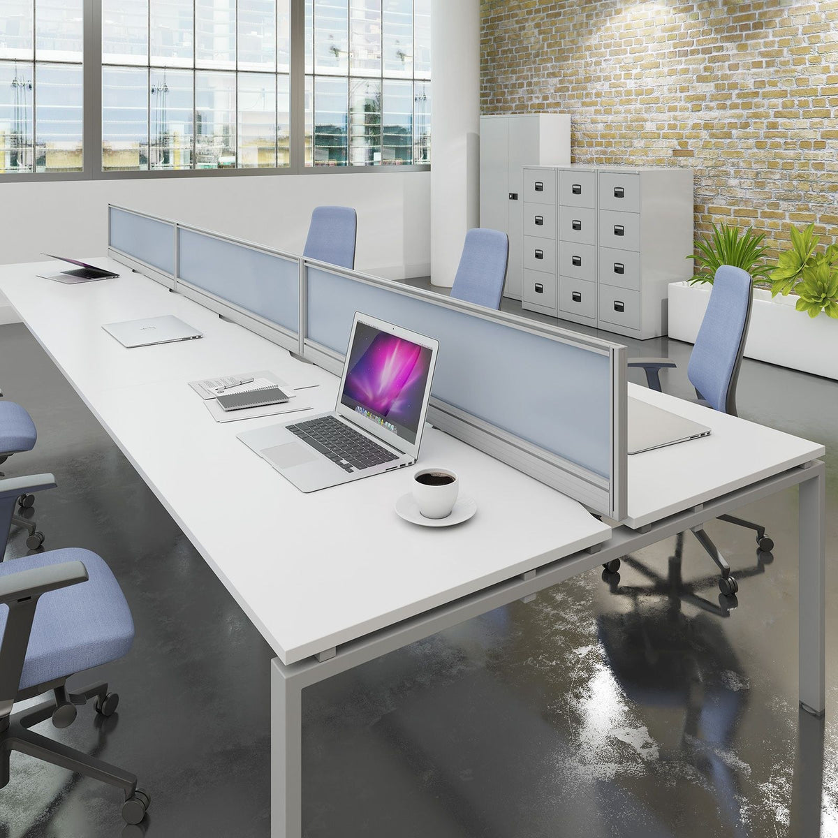 Bravo Glazed Acrylic Desktop Screen