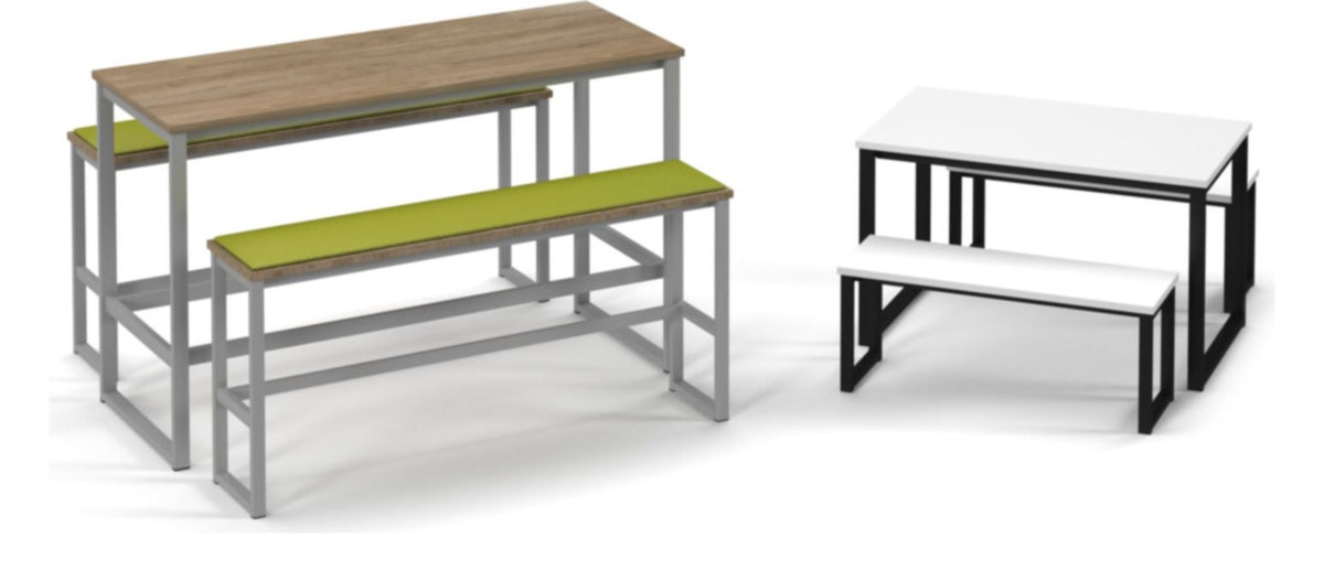 Bravo Otto Upholstered Bench Black Frame