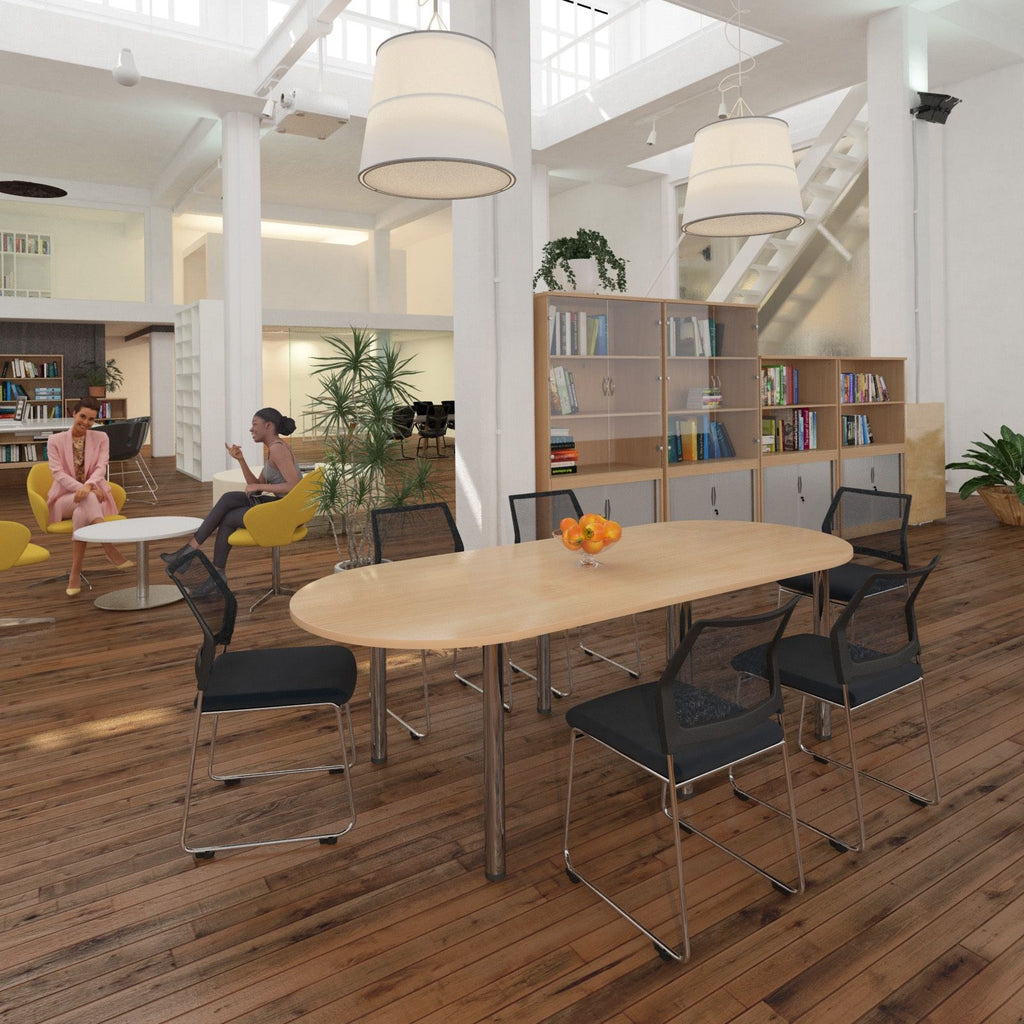 Bravo Radial Leg Boardroom Table