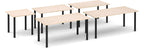 Bravo Radial Leg Meeting Table