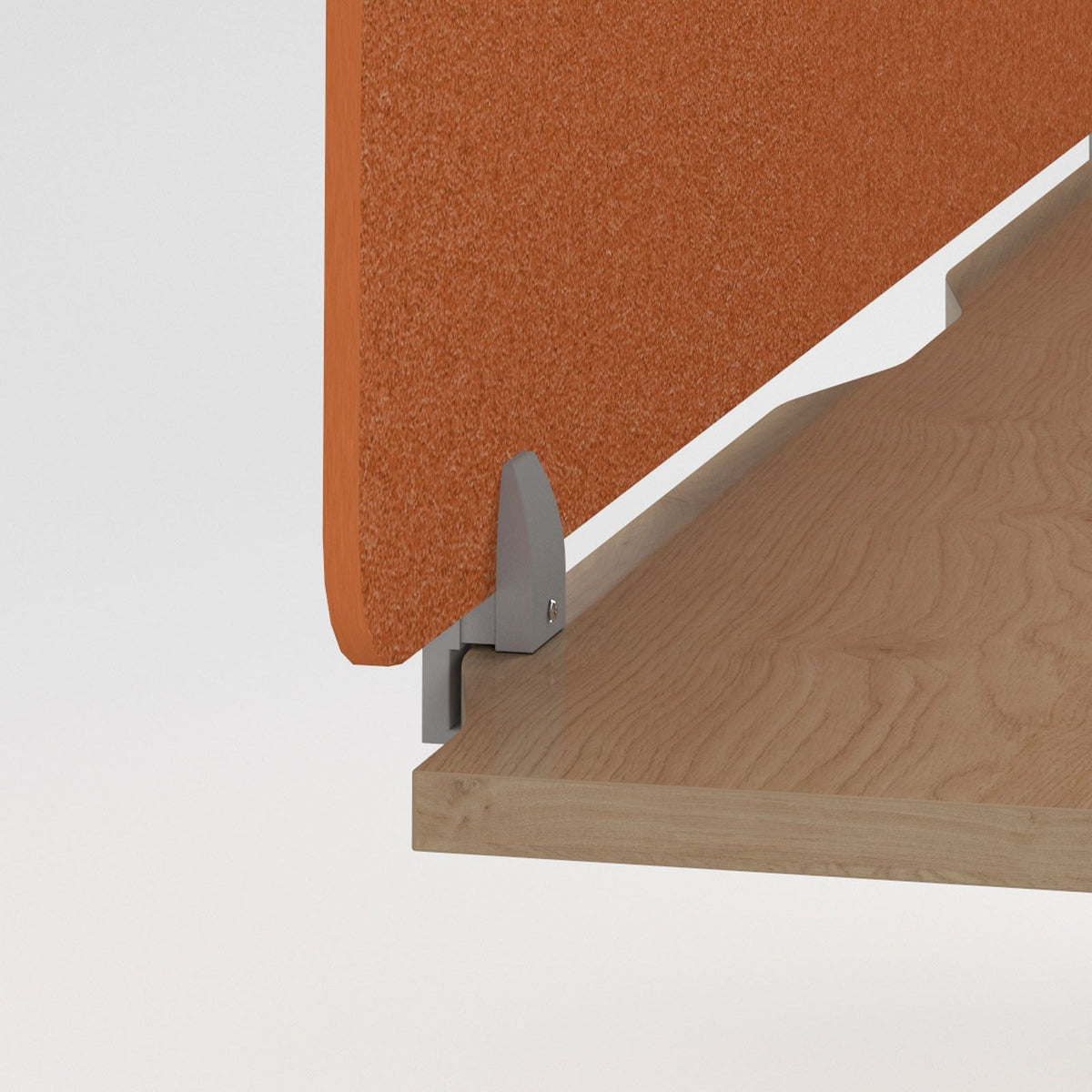 Bravo Shush Single Desk Screen Bracket