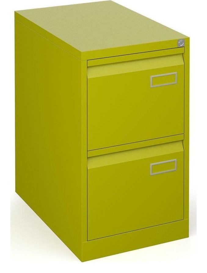 Bravo Steel Filing Cabinet 2 Drawer Deluxe