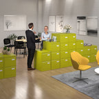 Bravo Steel Filing Cabinet 4 Drawer Deluxe