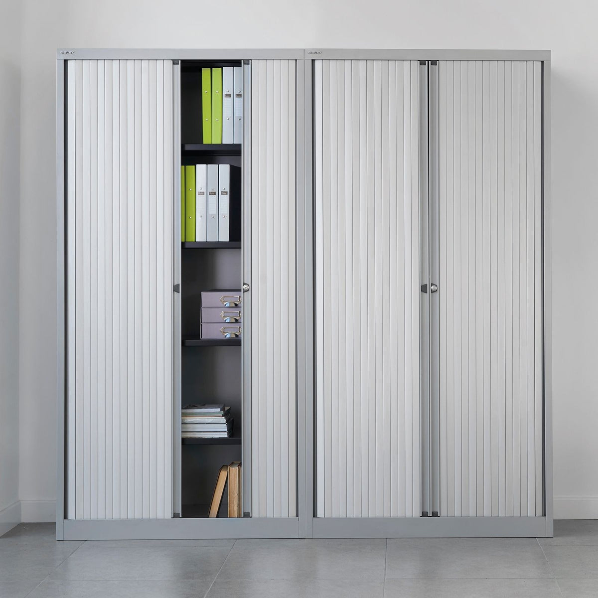 Bravo Steel Tambour Cupboard