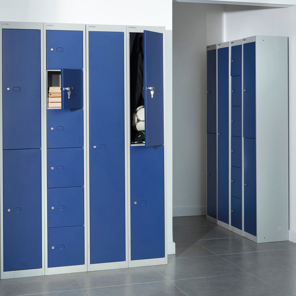 Bravo Steel Workwear Combi Locker in place 2
