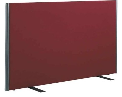 Bravo Straight Floor Standing Screen, Bespoke Fabric