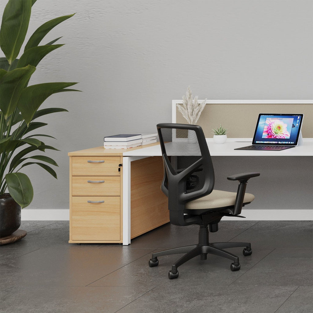 Bravo Universal Desk High Pedestal