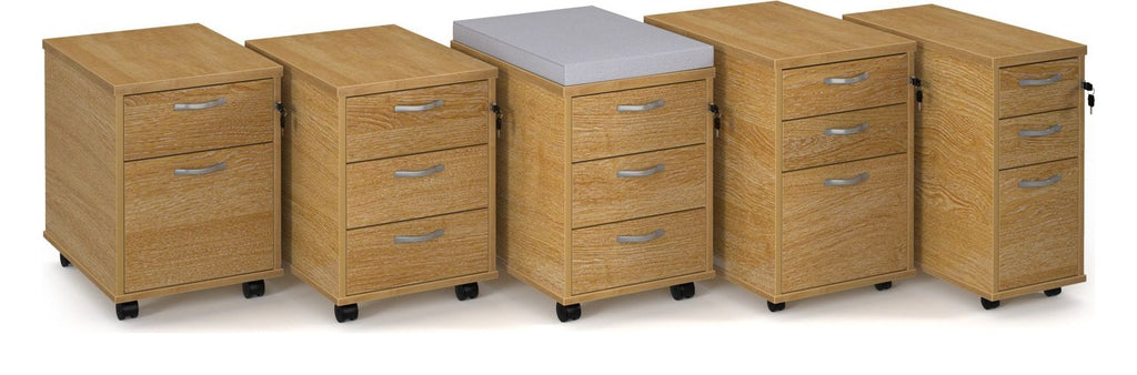 Bravo Universal Mobile Pedestal 2 Drawer