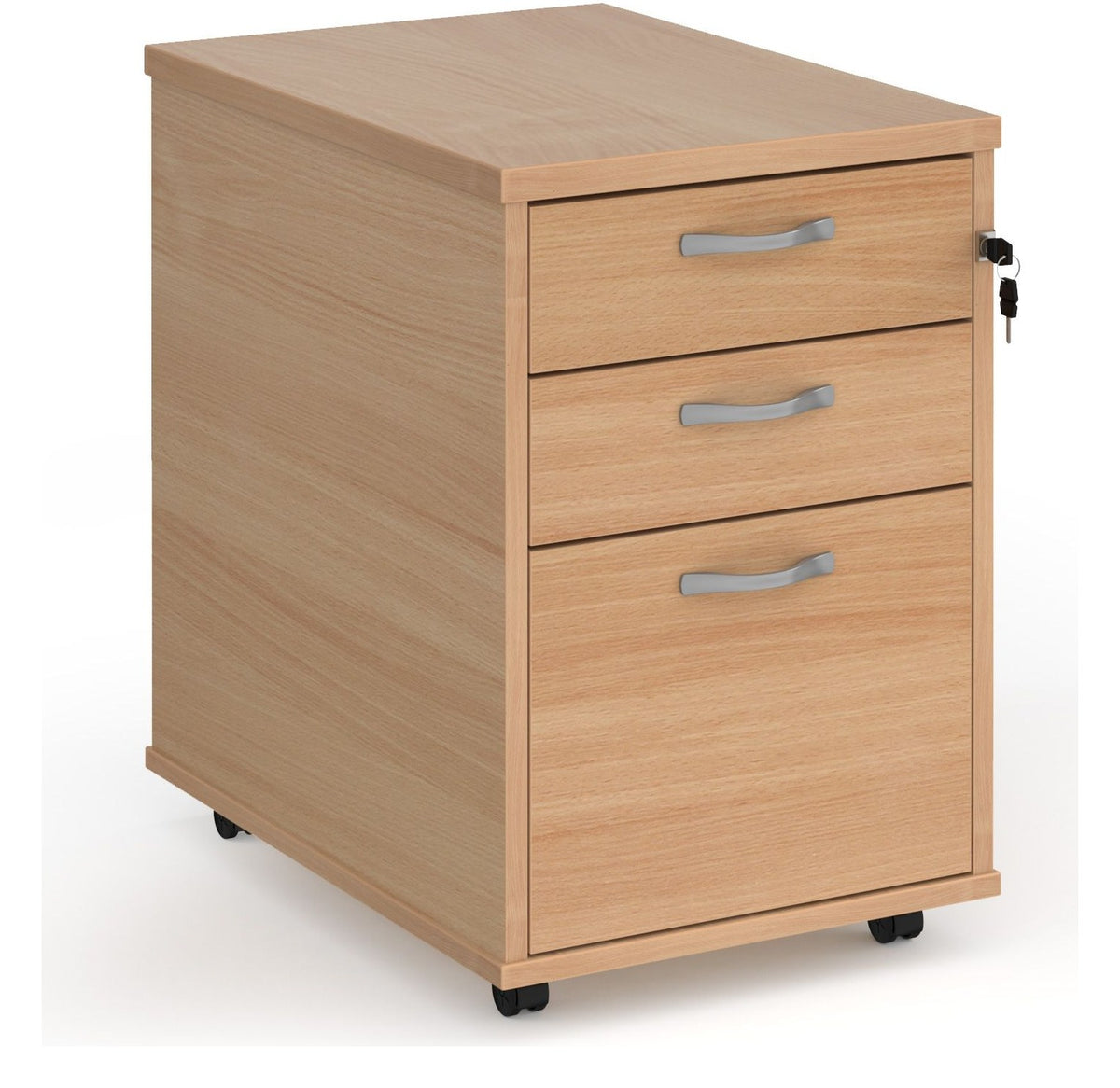 Bravo Universal Tall Mobile Pedestal 3 Drawer