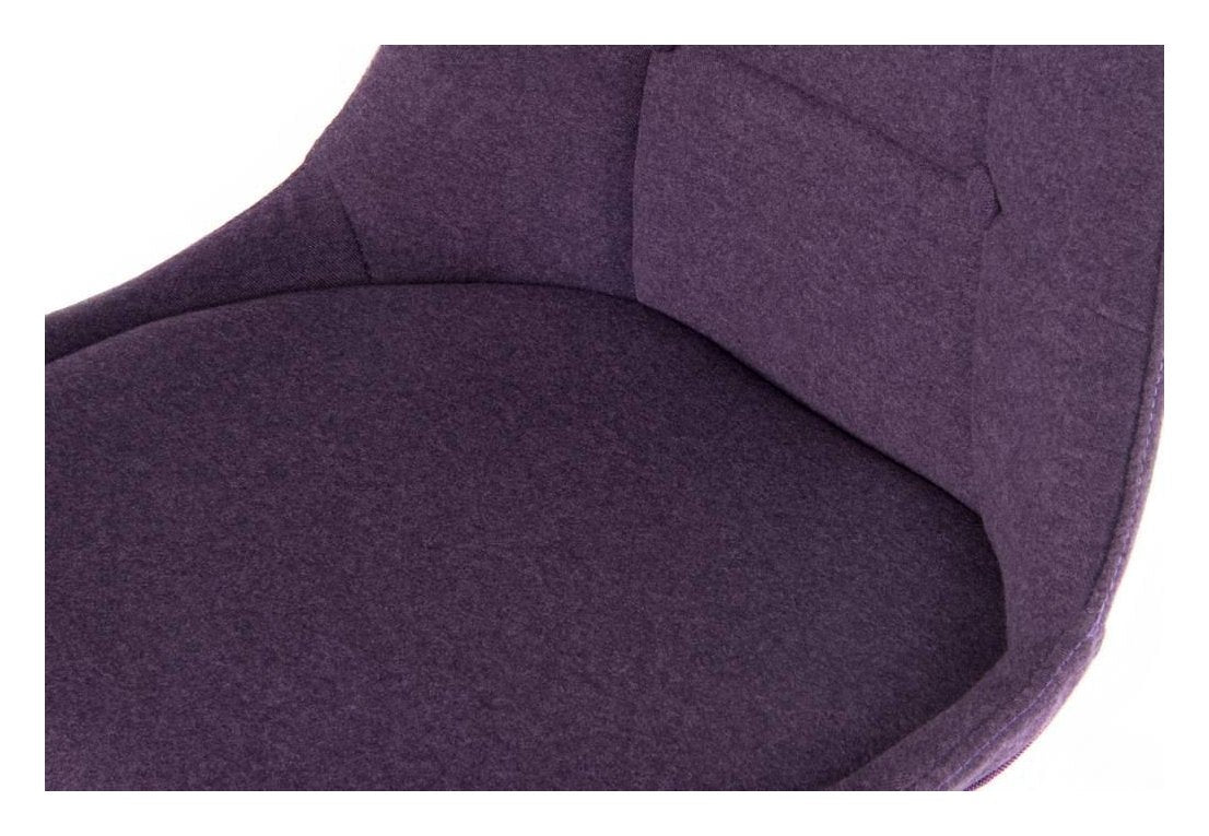Breakout Chair in plum, view 4