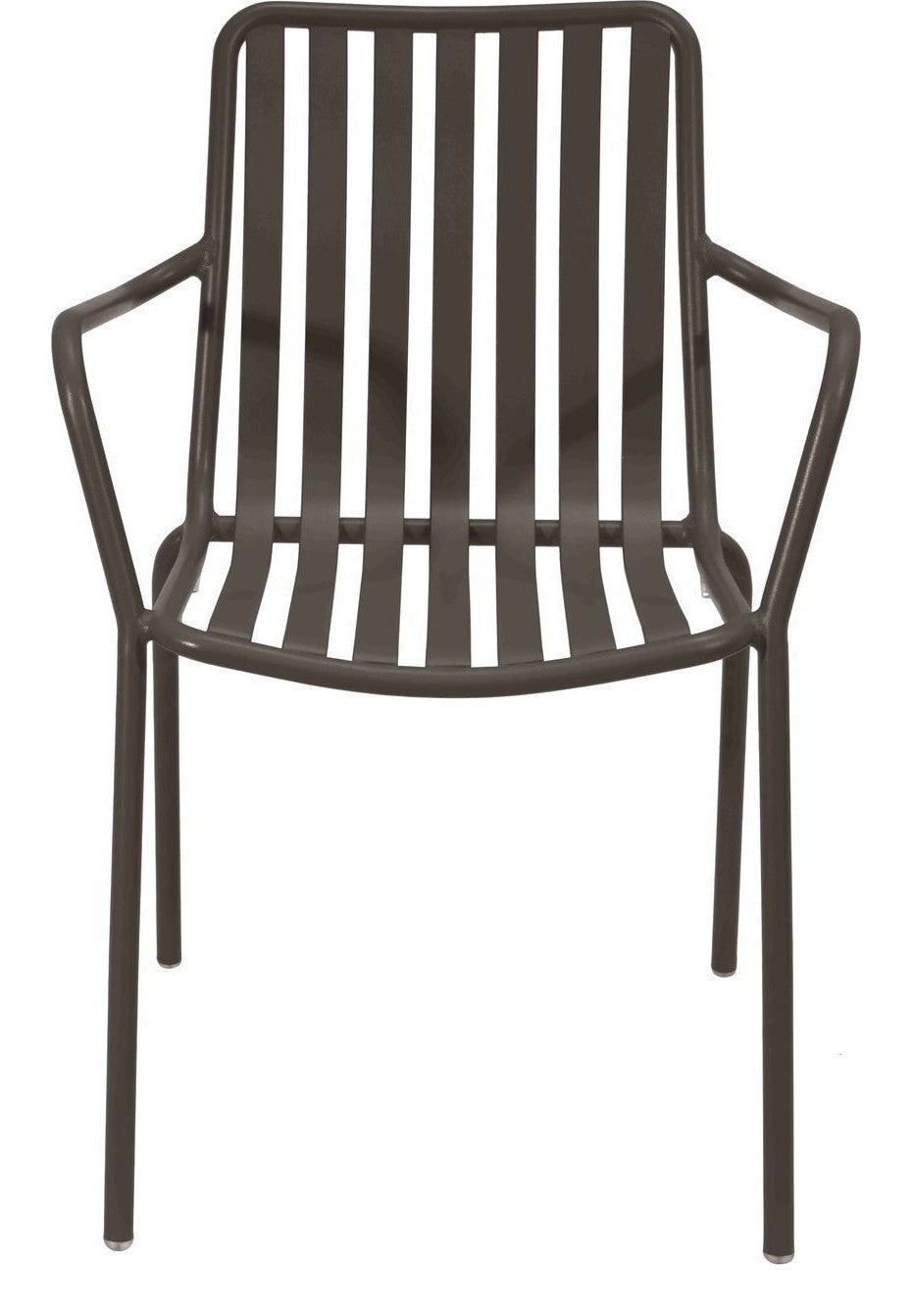 Breeze Aluminium Armchair in charcoal another view