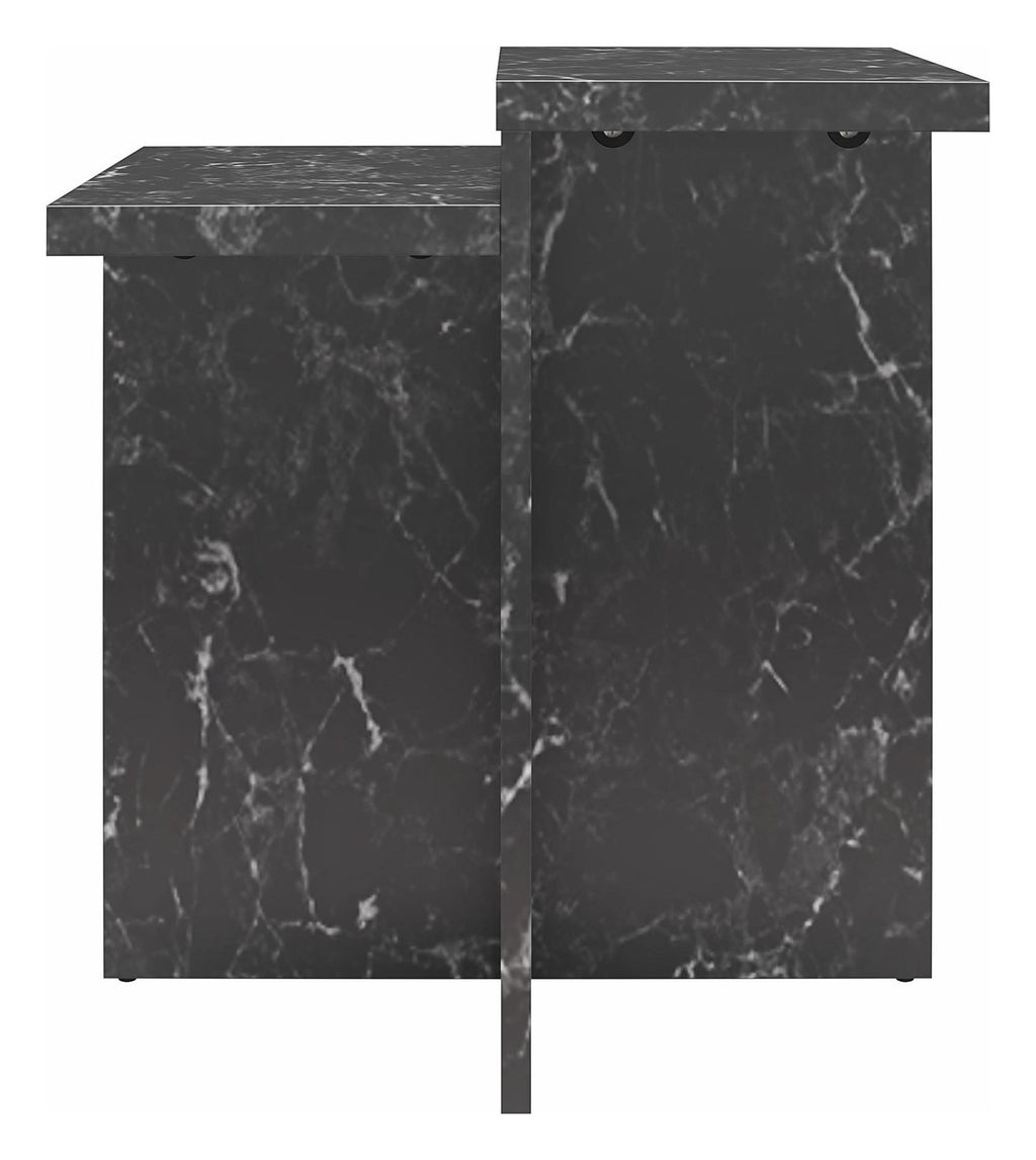 Brielle Accent Table Faux Marble, view 6