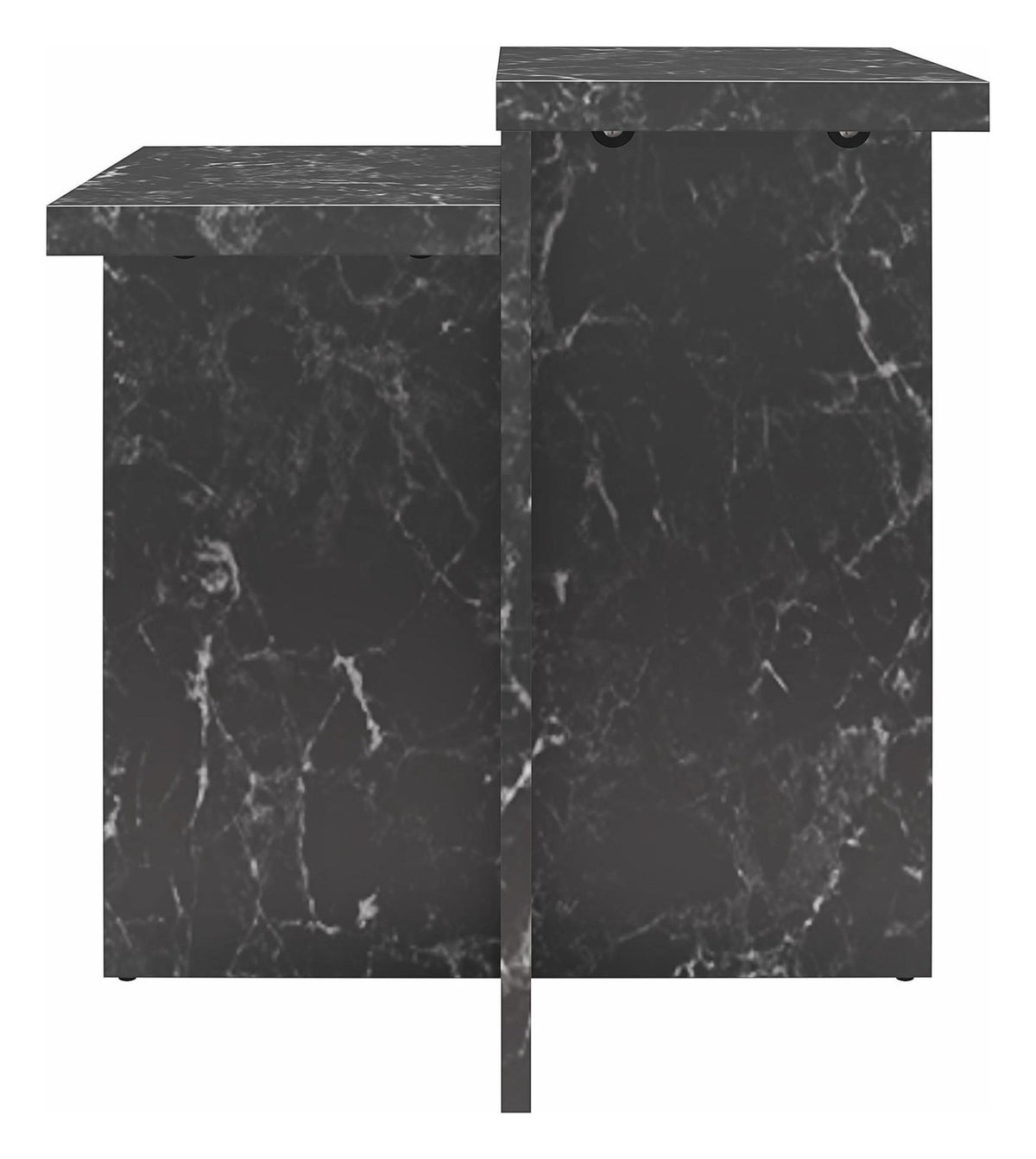 Brielle Accent Table Faux Marble, view 6