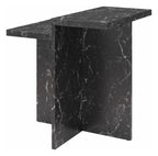 Brielle Accent Table Faux Marble, view 7