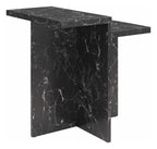 Brielle Accent Table Faux Marble, view 9