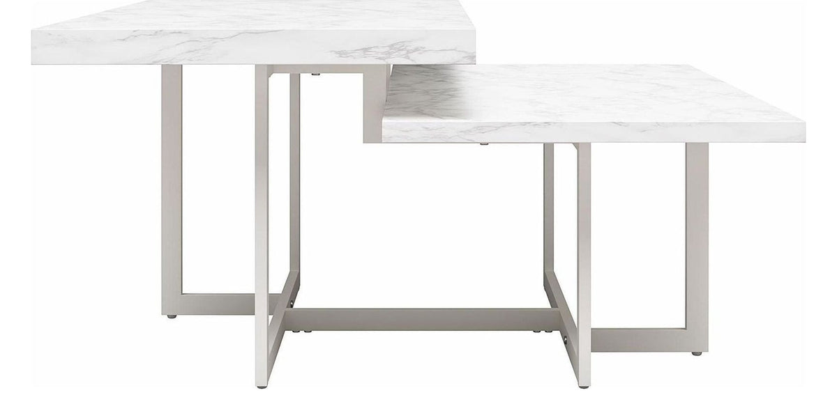 Brielle Coffee Table Faux Marble, view 5