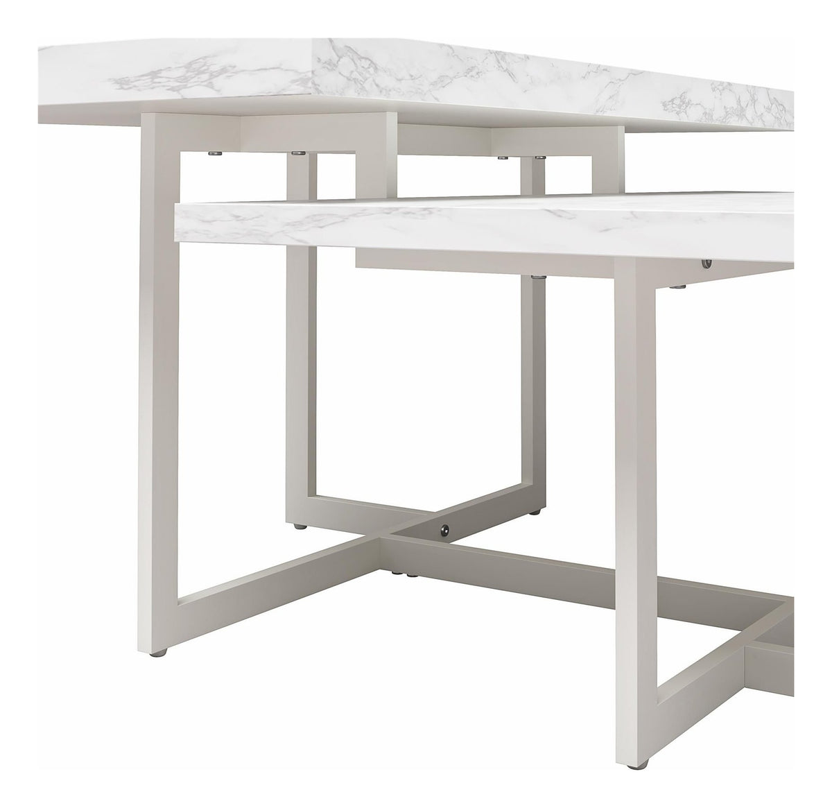 Brielle Coffee Table Faux Marble, view 8